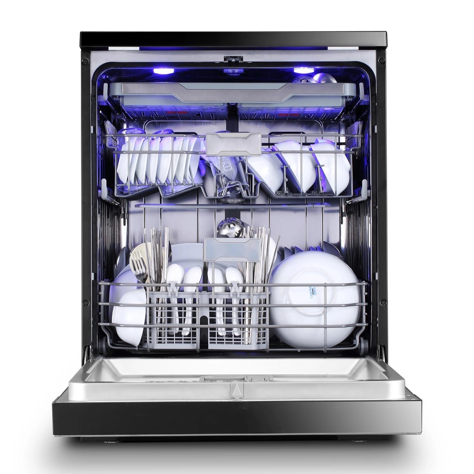 Dishwashers Setting 8 Program Built-in Dishwasher Electric Kitchen Dishwasher Stainless Steel Half Load 15-16 Black Carton 220