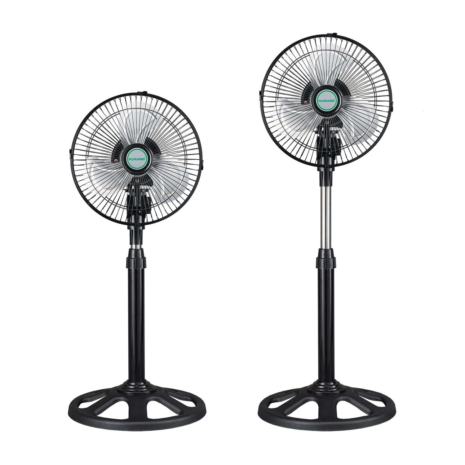 10 Inch Fan Mini Air Conditioner Cooler Standing Industrial Portable Ventilation Fans Oscillating AC 220V 3 Metal Blades at Home
