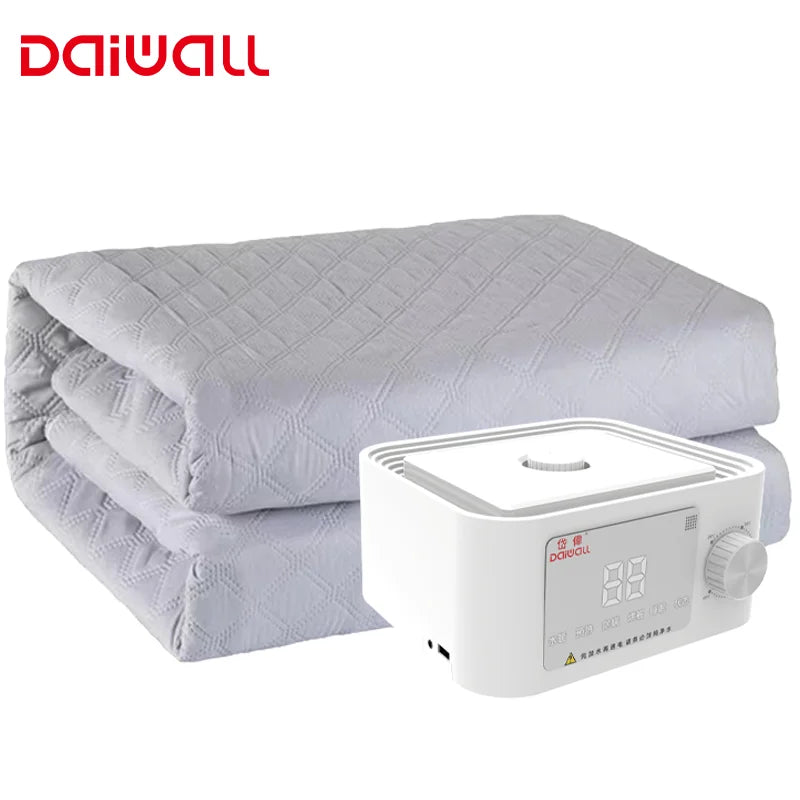 Electric Heated Blanket Waterproof Function Temperature Controlled Warmth Water Cycle Radiation Protection
