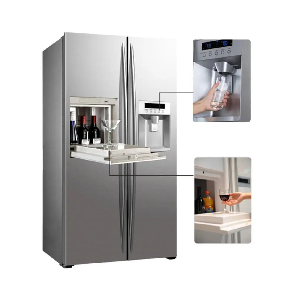 Freezing Side by Side No Frost Automatic Refrigerator With Ice Maker