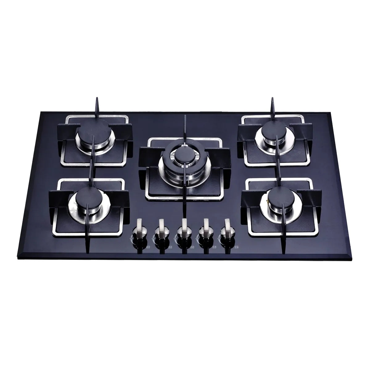 Hot Sale Durable Gas Hob Multi Burner Cooktop Gas Hob Cast Iron 5Burner Built in Gas Stove